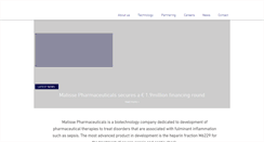 Desktop Screenshot of matisse-pharma.com